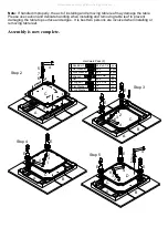 Preview for 2 page of Universal Furniture 932 Instruction Sheet