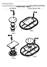 Preview for 2 page of Universal Furniture 987656 Instruction Sheet