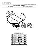 Preview for 3 page of Universal Furniture 987656 Instruction Sheet