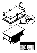 Preview for 2 page of Universal Furniture 988-829 Instruction Sheet