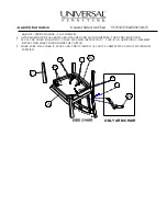 Preview for 2 page of Universal Furniture 988634 Assembly Instruction