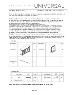 Preview for 1 page of Universal Furniture Explore Home 071040 Assembly Instructions