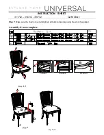 Preview for 2 page of Universal Furniture Explore Home 311732 Instruction Sheet