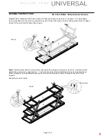 Preview for 2 page of Universal Furniture Explore Home 311966 Assembly Instructions