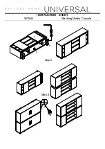 Preview for 2 page of Universal Furniture Explore Home 507964 Instruction Sheet