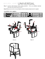 Предварительный просмотр 2 страницы Universal Furniture Explore Home 572625-RTA Instruction Sheet