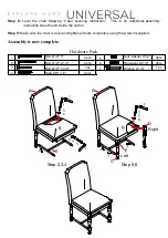 Preview for 2 page of Universal Furniture Explore Home 572638RTA Instruction Sheet