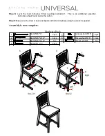 Preview for 2 page of Universal Furniture Explore Home 572A634-RTA Instruction Sheet