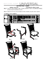 Preview for 2 page of Universal Furniture Explore Home 596635 Instruction Sheet