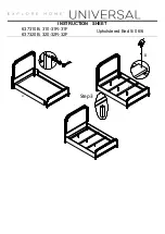 Preview for 3 page of Universal Furniture EXPLORE HOME 637310B Instruction Sheet