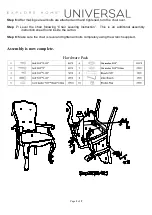 Preview for 2 page of Universal Furniture Explore Home 637639-RTA Instruction Sheet