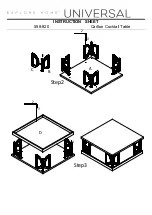 Preview for 2 page of Universal Furniture EXPLORE HOME Carlton Cocktail Table Instruction Sheet