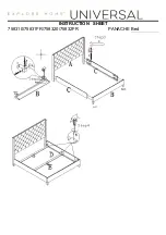 Preview for 2 page of Universal Furniture EXPLORE HOME PANACHE 758310 Instruction Sheet