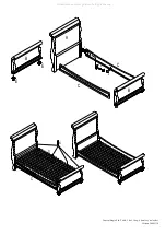 Preview for 2 page of Universal Furniture Sleigh Bed Instruction Sheet