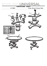 Preview for 2 page of Universal Furniture Universal explore home Ansen U178657 Instruction Sheet