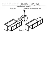 Preview for 3 page of Universal Furniture Universal EXPLORE HOME Heath 941D-964 Instruction Sheet