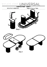 Preview for 2 page of Universal Furniture Universal EXPLORE HOME Magon 941A758-TAB Instruction Sheet