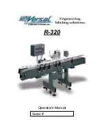 UniVersal Labeling Systems R-320 Operator'S Manual preview