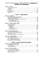 Preview for 6 page of Universal Laser Systems PLS3.60 Safety, Installation, Operation, And Basic Maintenance Manual