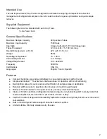 Preview for 3 page of Universal Medical Lab Improvements Cap Track User Manual