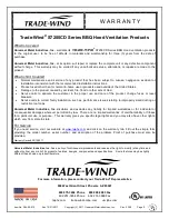 Preview for 9 page of Universal Metal Industries Trade-Wind S723612CD Installation Instructions & Use & Care Manual