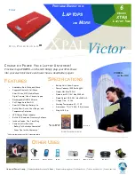 Universal Power Group XPAL Victor Specification Sheet preview