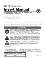 Universal-Ray RHT-100 SERIES Manual preview