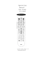 Universal Remote Contorl UR2 211 Operating Manual preview