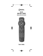 Universal Remote Control ATLAS DVR 5-DEVICE User Manual preview