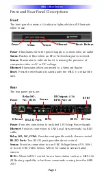 Предварительный просмотр 6 страницы Universal Remote Control COMPLETE CONTROL MRX-1 Installation Manual