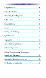 Preview for 3 page of Universal Remote Control Complete Control MX-780i Owner'S Manual