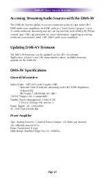 Preview for 42 page of Universal Remote Control DMS-AV TPS2000 Owner'S Manual