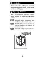 Preview for 3 page of Universal Remote Control Easy Clicker UR3-SR3 Operating Manual