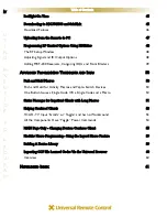 Preview for 6 page of Universal Remote Control Home Theater Master MX-200 Reference Manual