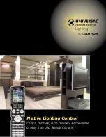 Предварительный просмотр 1 страницы Universal Remote Control LIGHTING Brochure