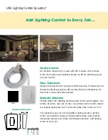 Preview for 4 page of Universal Remote Control LIGHTING Brochure