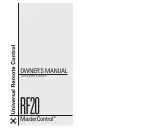 Preview for 7 page of Universal Remote Control MRF100B POWERPACK Owner'S Manual