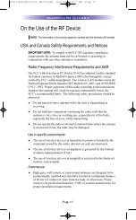 Preview for 17 page of Universal Remote Control MX-6000 - User Manual