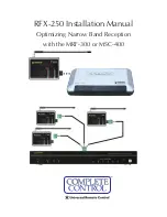 Preview for 2 page of Universal Remote Control RFX-250 Installation Manual