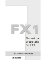 Preview for 43 page of Universal Remote Control TOTAL CONTROL FX-1 Owner'S Manual