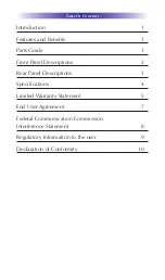 Preview for 3 page of Universal Remote Control total control MRX-10 Owner'S Manual