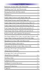 Preview for 3 page of Universal Remote Control total control THZ-100 Owner'S Manual