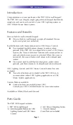 Preview for 4 page of Universal Remote Control Total Control TKP-100 Owner'S Manual