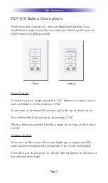 Preview for 5 page of Universal Remote Control Total Control TKP-100 Owner'S Manual