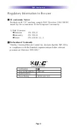 Preview for 11 page of Universal Remote Control Total Control TKP-100 Owner'S Manual