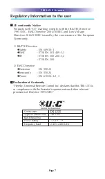 Preview for 10 page of Universal Remote Control TRF-UZ1 Owner'S Manual