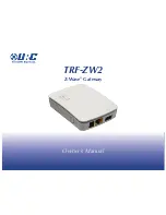 Universal Remote Control TRF-ZW2 Owner'S Manual preview