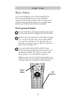 Preview for 7 page of Universal Remote Control Unifier URC-100 Owner'S Manual