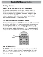 Preview for 5 page of Universal Remote Control Universal GAMER Owner'S Manual