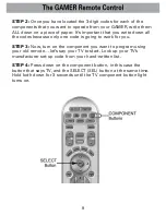 Preview for 11 page of Universal Remote Control Universal GAMER Owner'S Manual